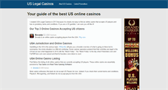 Desktop Screenshot of legal-usa-casinos.com