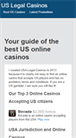 Mobile Screenshot of legal-usa-casinos.com